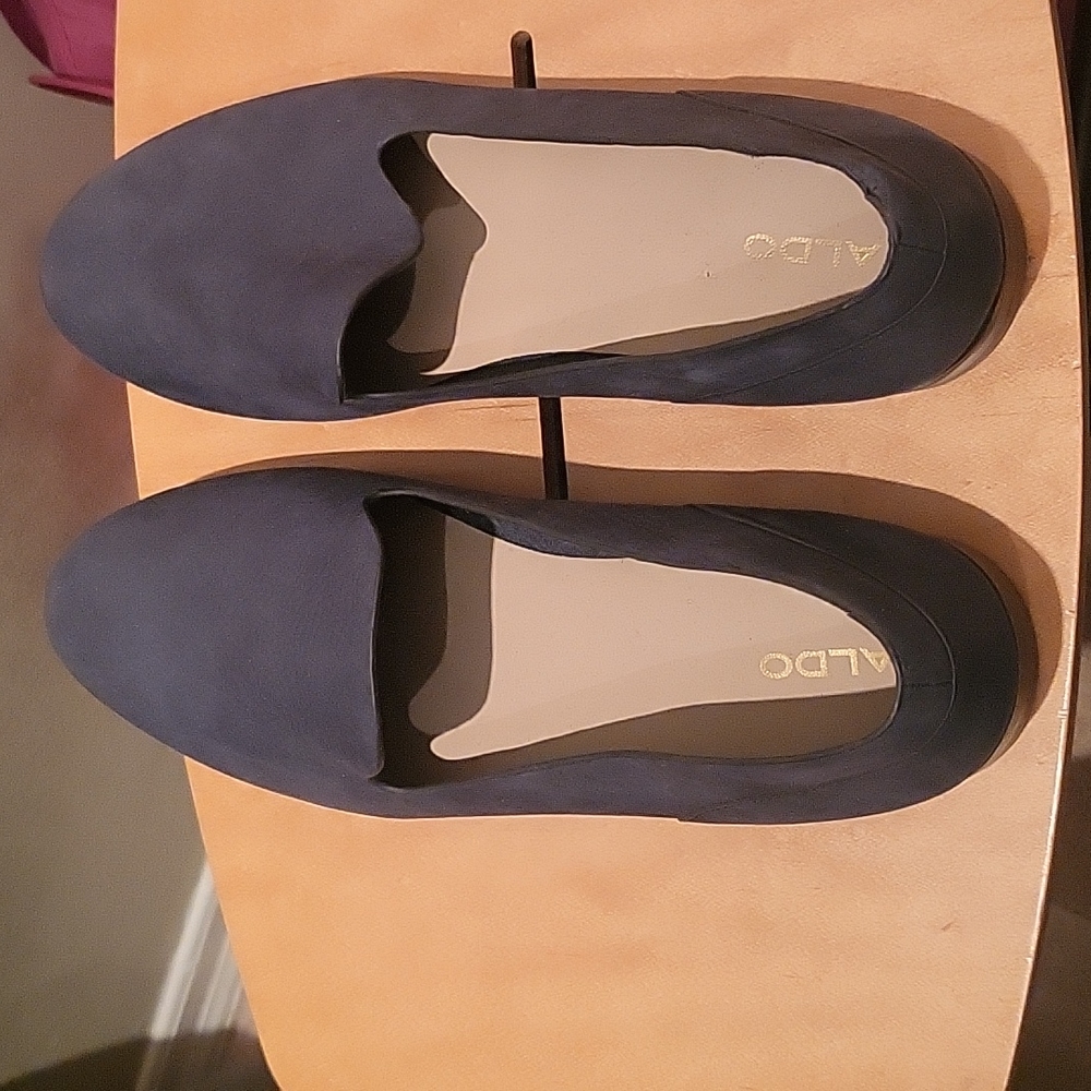 Blue shoes